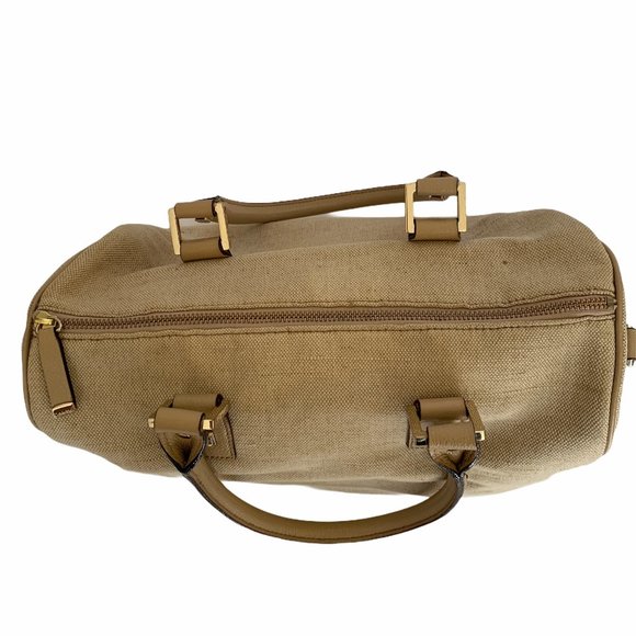 Calvin Klein Cloth Beige Satchel Detachable Strap - Picture 6 of 7